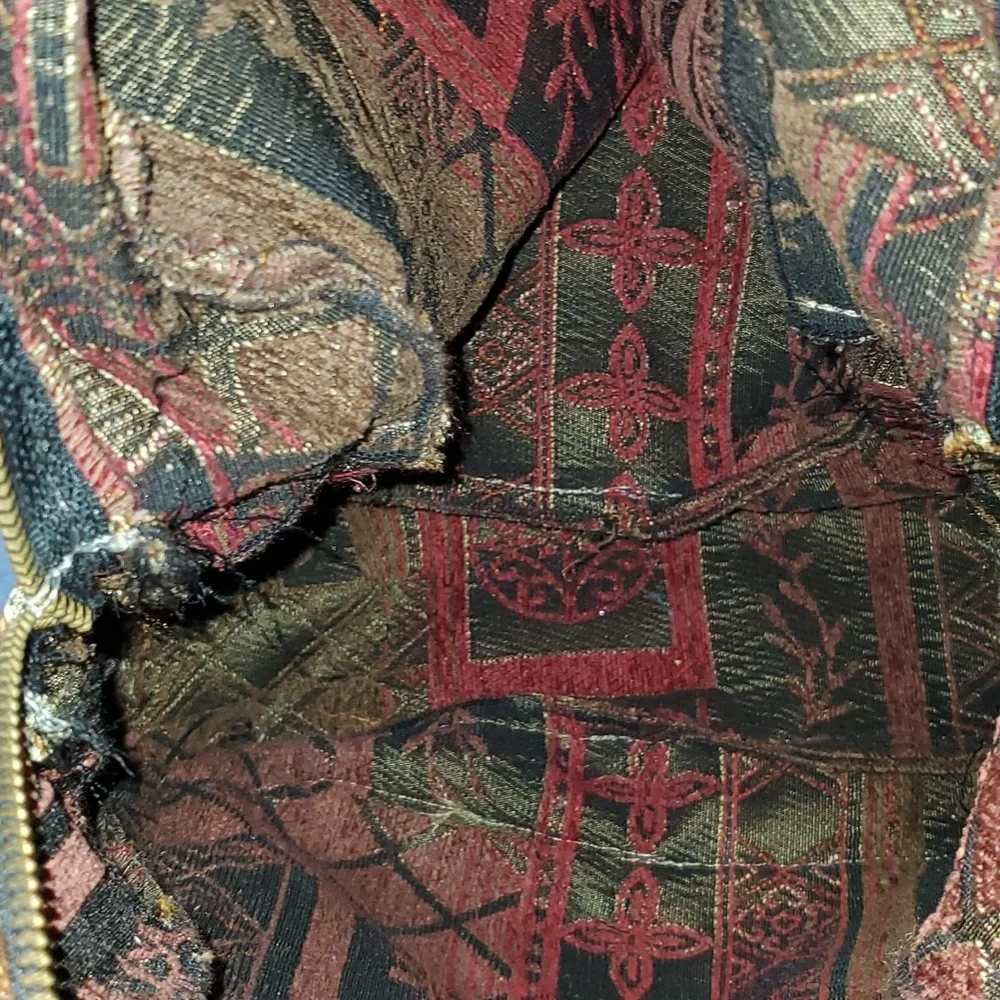 Vintage Backpack, Floral with Fall Colors